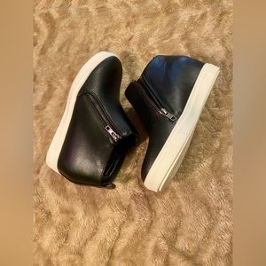 Time & Tru Wedge Sneakers with zippers